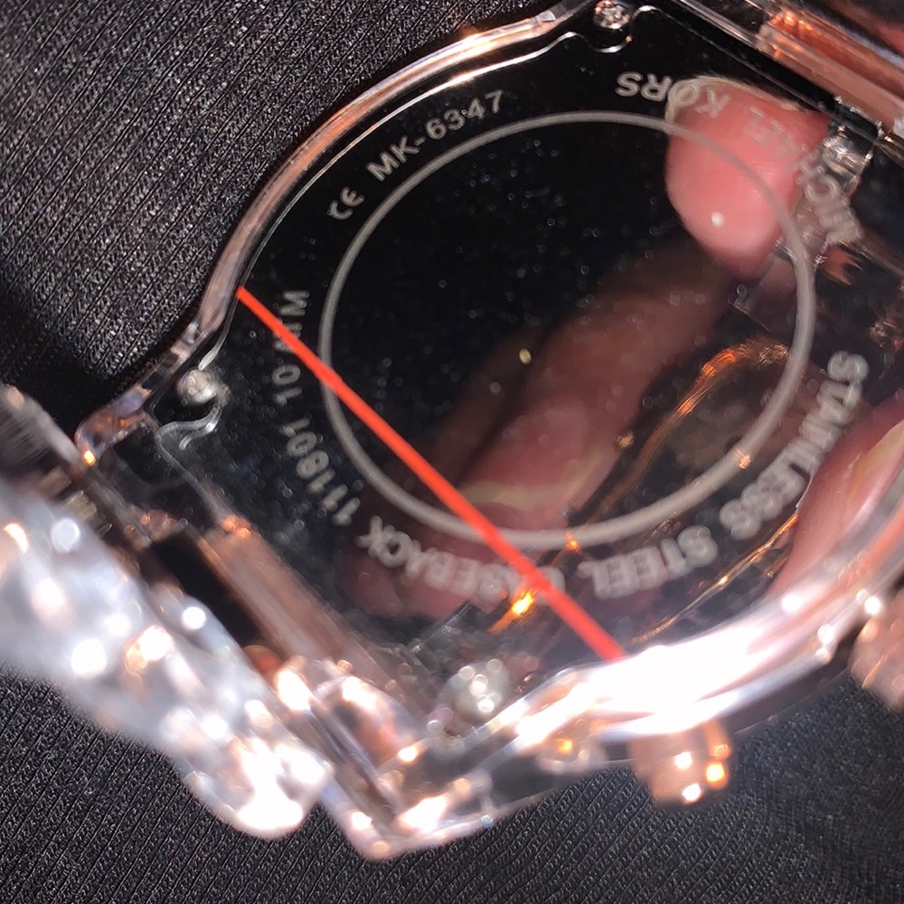 New MICHAEL KORS MK6347 ROSE GOLD TONE CHRONOGRAPH Watch New in original box - Picture 7 of 7